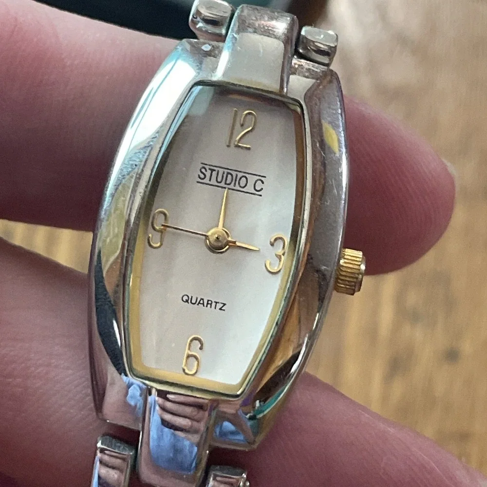 5 Vintage Watches Silver Tone Bracelet Quartz
